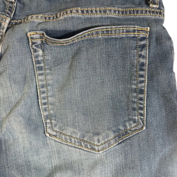 Sonoma Womens Size 20 Custom Cut-Off Denim Shorts Blue Raw Hem - Picture 11 of 12